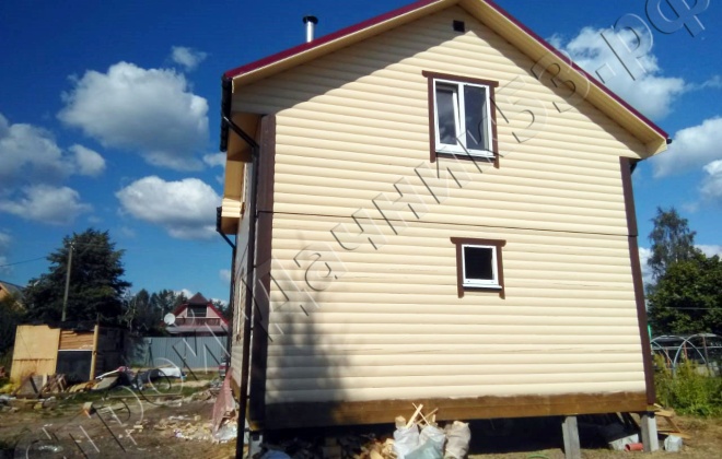3 Брусовая баня 6×8, 96 м², Ленинградская область, Посёлок Чаща (3)